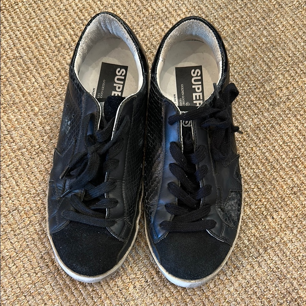 Golden goose Black Superstar